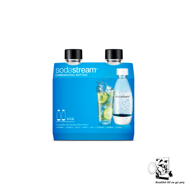 SodaStream 2X 0,5 L FUSE FLASKER